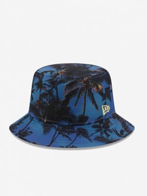 Pălărie cu imagine cu imprimeu tropical New Era albastru