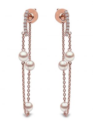 Σκουλαρίκια από ροζ χρυσό Yoko London