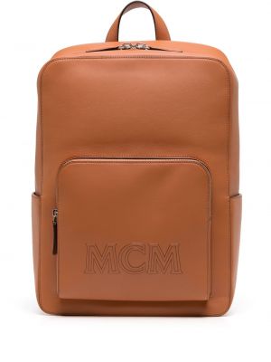 Kožený batoh Mcm hnedá