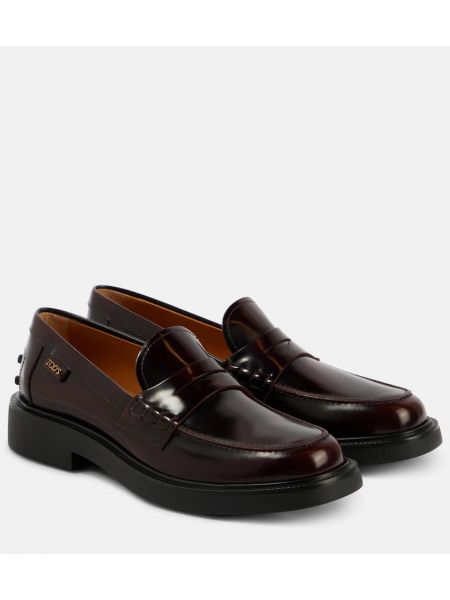 Loafers i läder Tod's brun