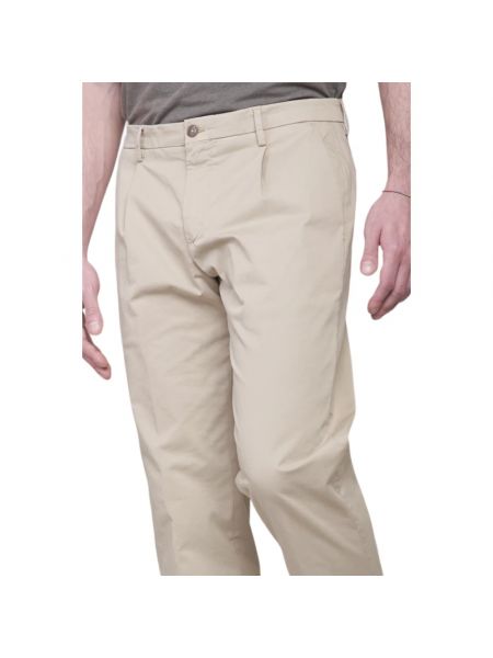 Pantalones chinos de algodón Briglia beige