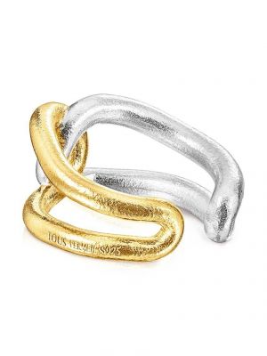 Aranyozott gyűrű Tous ezüstszínű