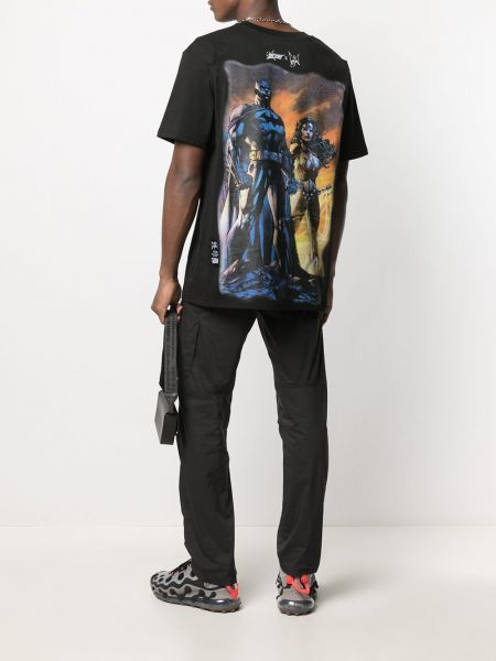 T-krekls ar apdruku Mjb - Marc Jacques Burton melns
