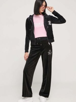 Pantaloni sport Juicy Couture negru