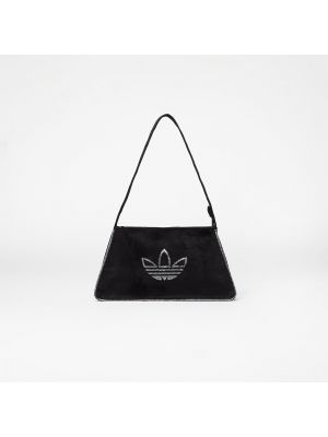 Semišová kabelka Adidas Originals černá
