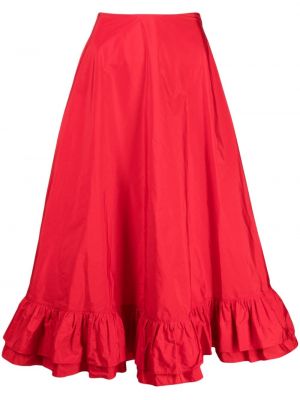 Bavlnená sukňa Molly Goddard červená