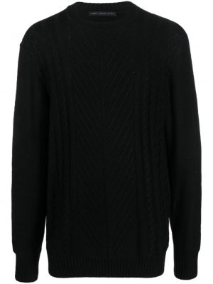Пуловер Low Brand черно