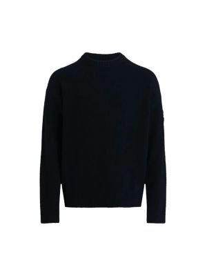 Oversize strickpullover aus baumwoll Calvin Klein Jeans schwarz