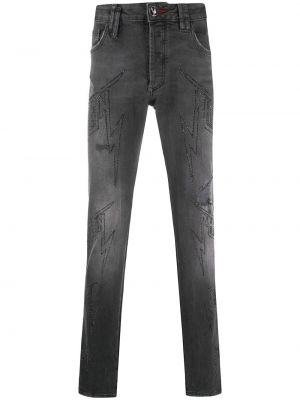 Vaqueros rectos Philipp Plein gris