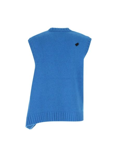 Sweter wełniany oversize Ader Error niebieski
