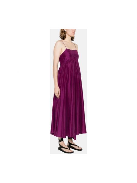 Vestido de noche elegante de seda Forte Forte violeta