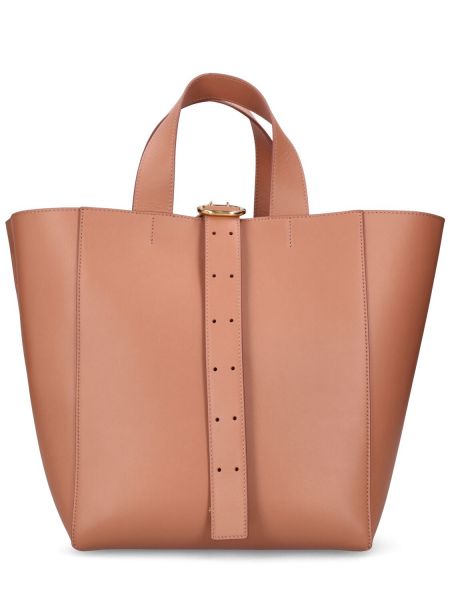 Læder shopping bag Jil Sander