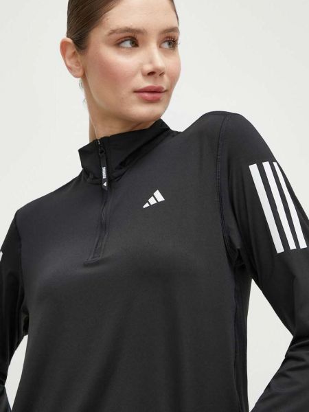 Bluza z nadrukiem Adidas Performance czarna