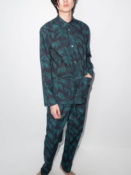 Pyjama mit print mit tropischem muster Desmond & Dempsey