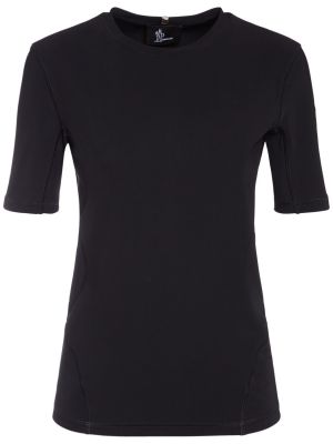 T-shirt sportive in jersey Moncler Grenoble nero