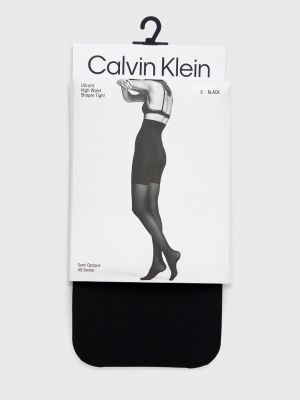 Чорапогащи Calvin Klein черно