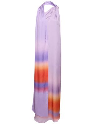 Μάξι φόρεμα με κομμένη πλάτη με σχέδιο Baobab