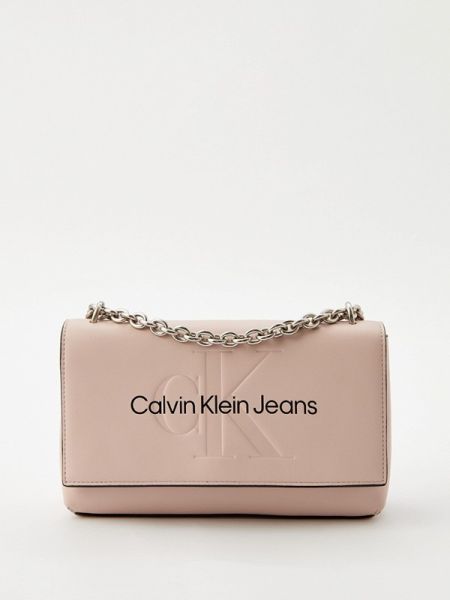 Сумка через плечо Calvin Klein Jeans розовая