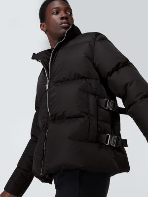 Pernata jakna sa kopčom Givenchy crna