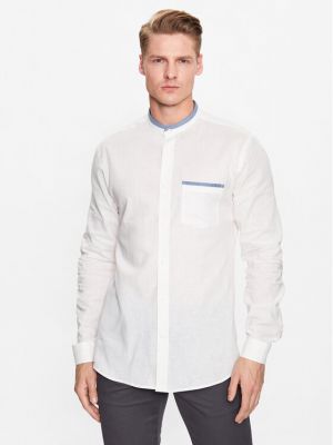 Marškiniai slim fit Lindbergh balta