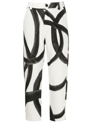 Kalhoty s abstraktním vzorem Uma | Raquel Davidowicz