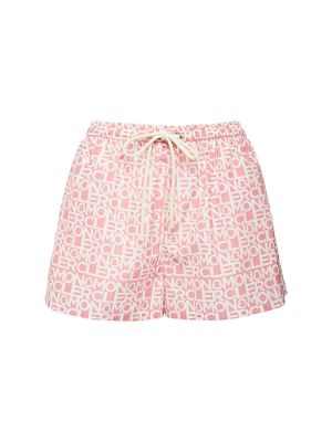 Pantaloni scurți din jerseu Moncler roz