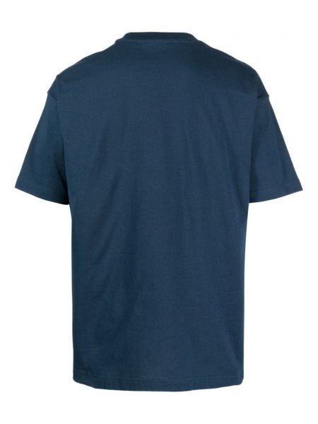 T-shirt avec imprimé slogan en coton à imprimé Chocoolate bleu