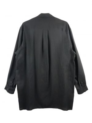 Marškiniai satino Yohji Yamamoto juoda