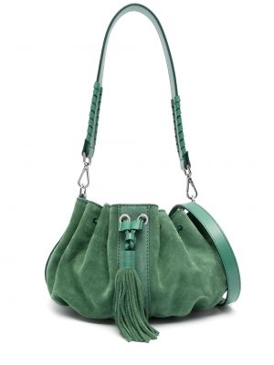 Semišová kabelka Ba&sh zelená