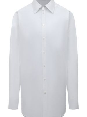 Белая хлопковая рубашка La Neige