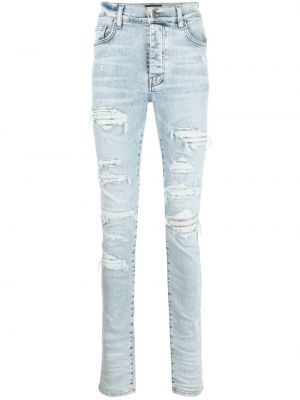 Nødlidende stretch jeans Amiri blå