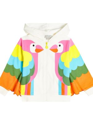 Jersey trykt bomull hettegenser for jenter Stella Mccartney Kids