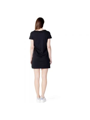 Mini vestido con estampado Love Moschino negro