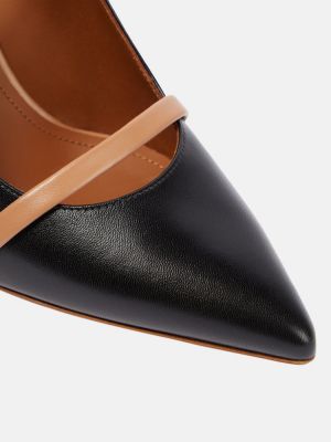 Mules de cuero Malone Souliers negro