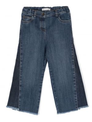 Jeans con bottoni di cotone Zhoe & Tobiah blu