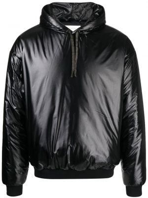 Chunky jakna s kapuco Acronym črna