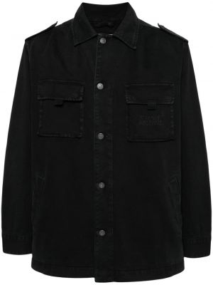 Jacke mit stickerei Moschino schwarz