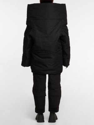 Oversized krátký kabát Balenciaga černý