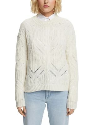 Jersey de lana de tela jersey calado Esprit Collection