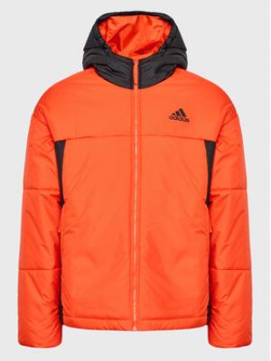 Péřová bunda Adidas Performance oranžová