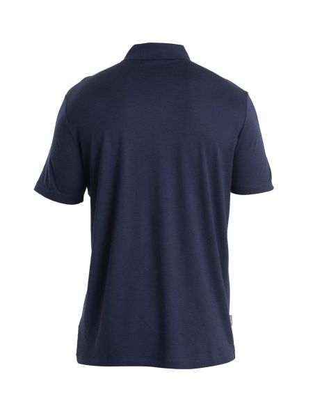 T-shirt a maniche lunghe in maglia Icebreaker blu