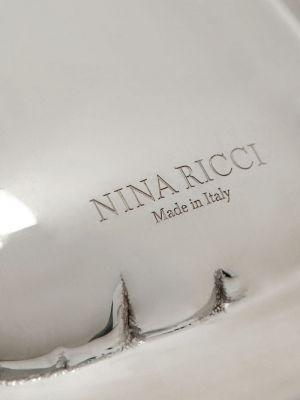 Pendentif de motif coeur Nina Ricci argenté