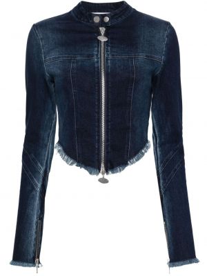 Kurtka jeansowa Cannari Concept niebieska