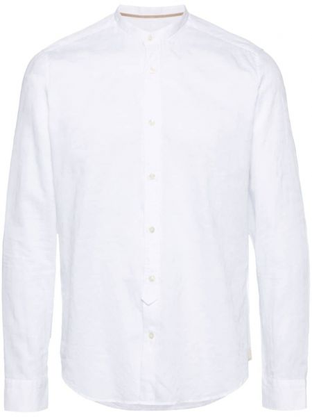 Bavlnená dlhá košeľa Tintoria Mattei biela