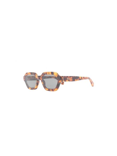 Okulary przeciwsłoneczne w grochy Retrosuperfuture brązowe