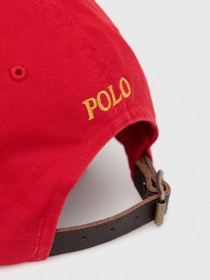 Pamut baseball sapka Polo Ralph Lauren piros