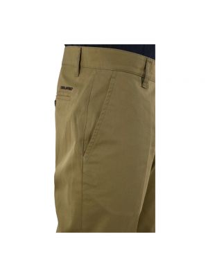Pantalones chinos con botones de algodón Dsquared2