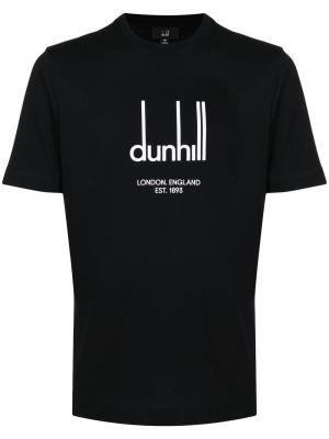 Koszulka z nadrukiem Dunhill czarna