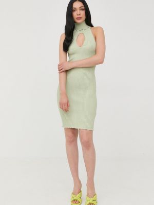 Uska mini haljina Guess zelena