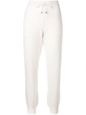 Sportinės kelnes oversize su kišenėmis Barrie balta